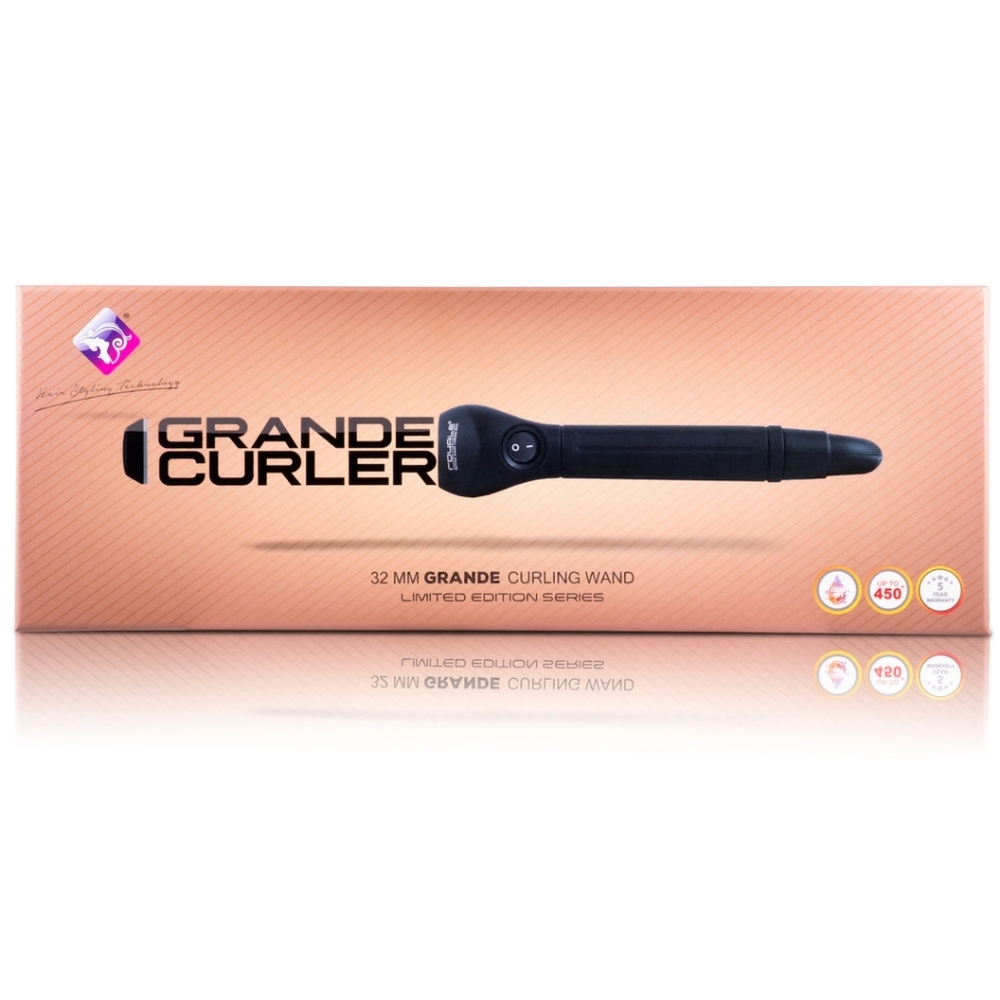 NIB Royale Cool Tip Tourmaline Curling Wand 32MM - Picture 2 of 7
